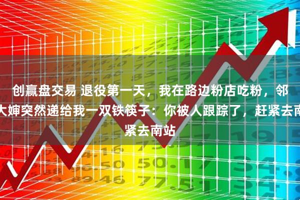 创赢盘交易 退役第一天，我在路边粉店吃粉，邻桌大婶突然递给我一双铁筷子：你被人跟踪了，赶紧去南站