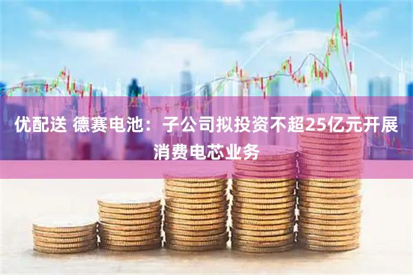 优配送 德赛电池：子公司拟投资不超25亿元开展消费电芯业务